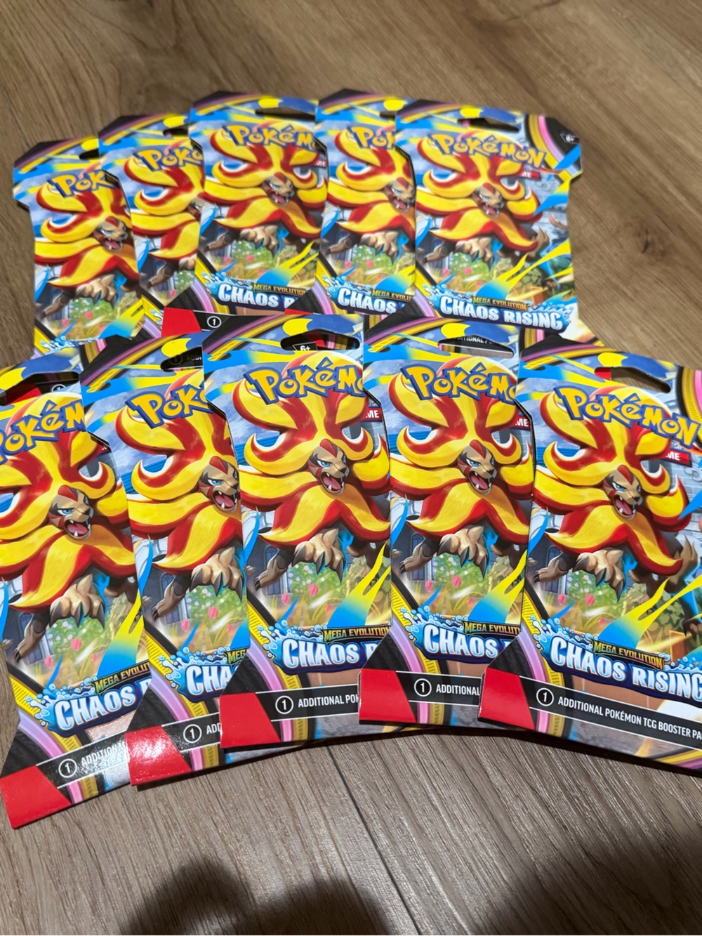 Pokemon Chaos Rising Booster Packs -10packs$80 sealed